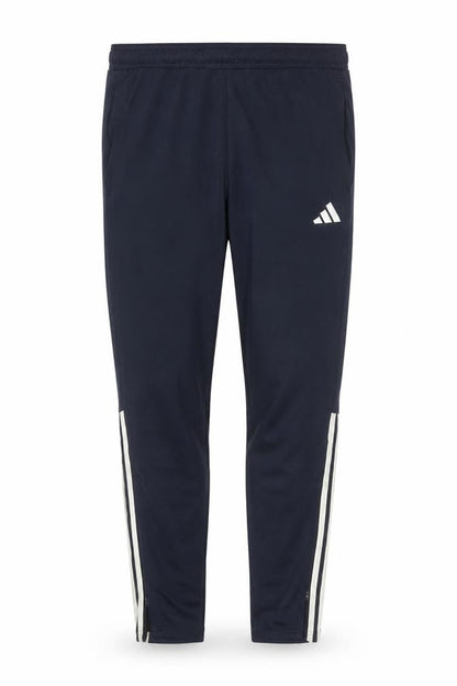Adidas Men's Blue Track Pants L Tapered Fit AEROREADY Activewear