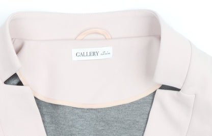 Gallery Women’s Beige Mid-Length Open Coatigan L