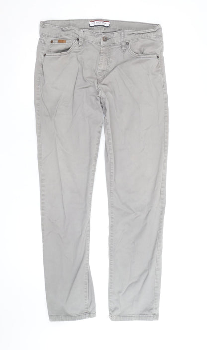 U.S. Polo Assn. Men's Grey Chino Trousers Size 32 Regular Fit
