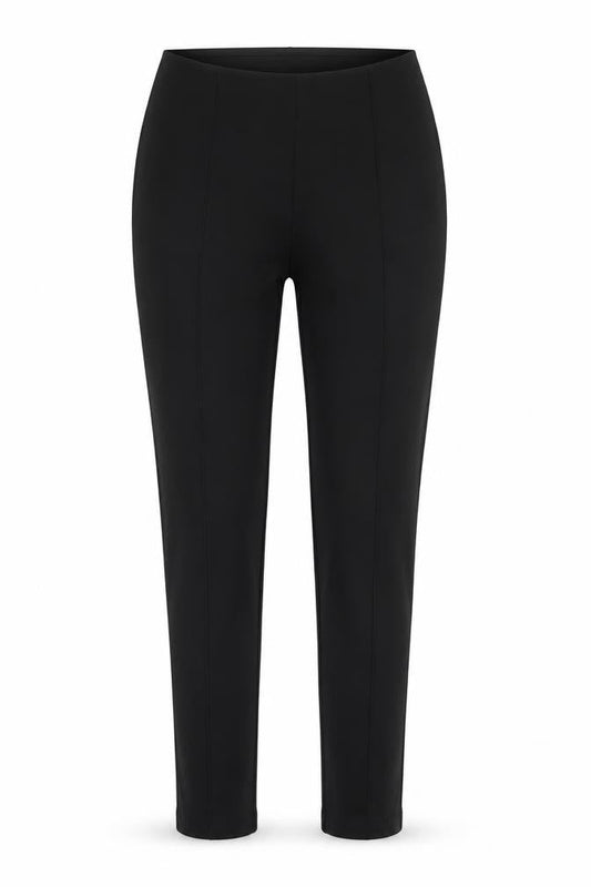 Dunnes Stores Womens Black Slim Leg Stretch Jersey Trousers S