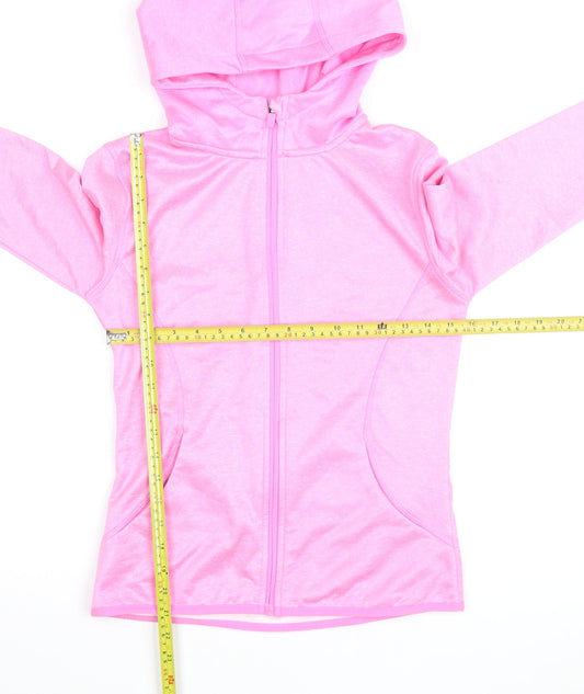 St. Bernard for Dunnes Stores Pink Full Zip Hooded Women's Activewear Jacket Size 10