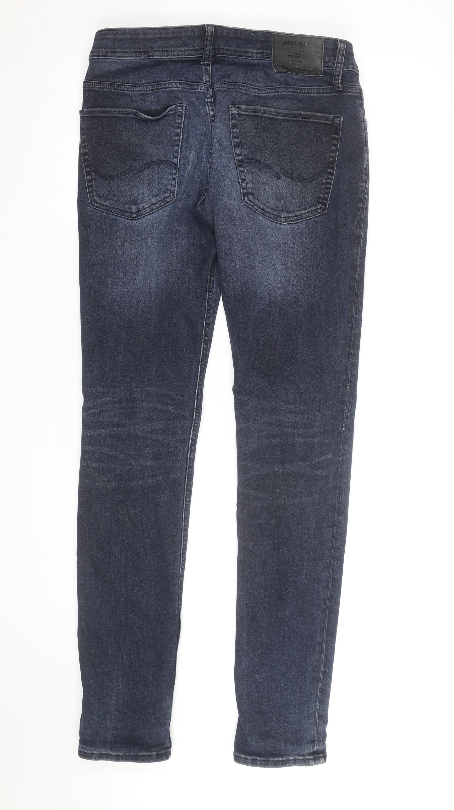 Jack & Jones Men's Blue Skinny Slim Fit Denim Jeans Size 32x32