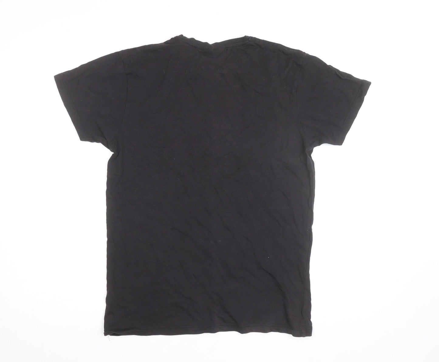Space Invaders Men's Black Retro Graphic Cotton T-Shirt M