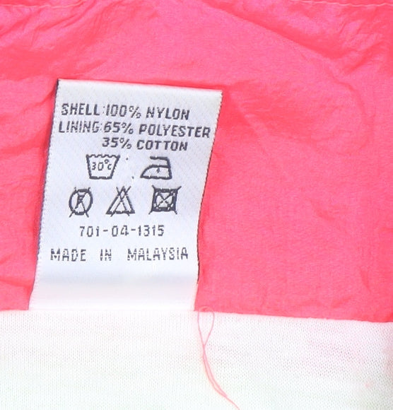 Puma Womens Multicoloured 80s Retro Windbreaker Jacket Size 12