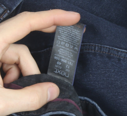 Next Women’s Blue Denim Knee Length Pencil Skirt Size 12