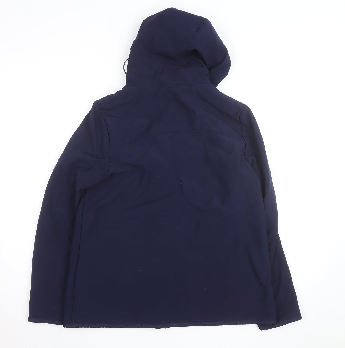 Dash Thermal Comfort Blue Soft Shell Hooded Jacket Unisex Size 14