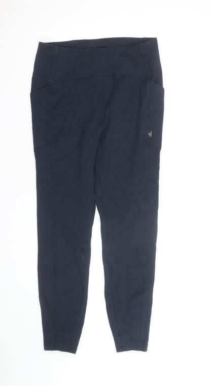 Next Women's Blue Size 14 Leggings Cotton Blend Stretch Trousers