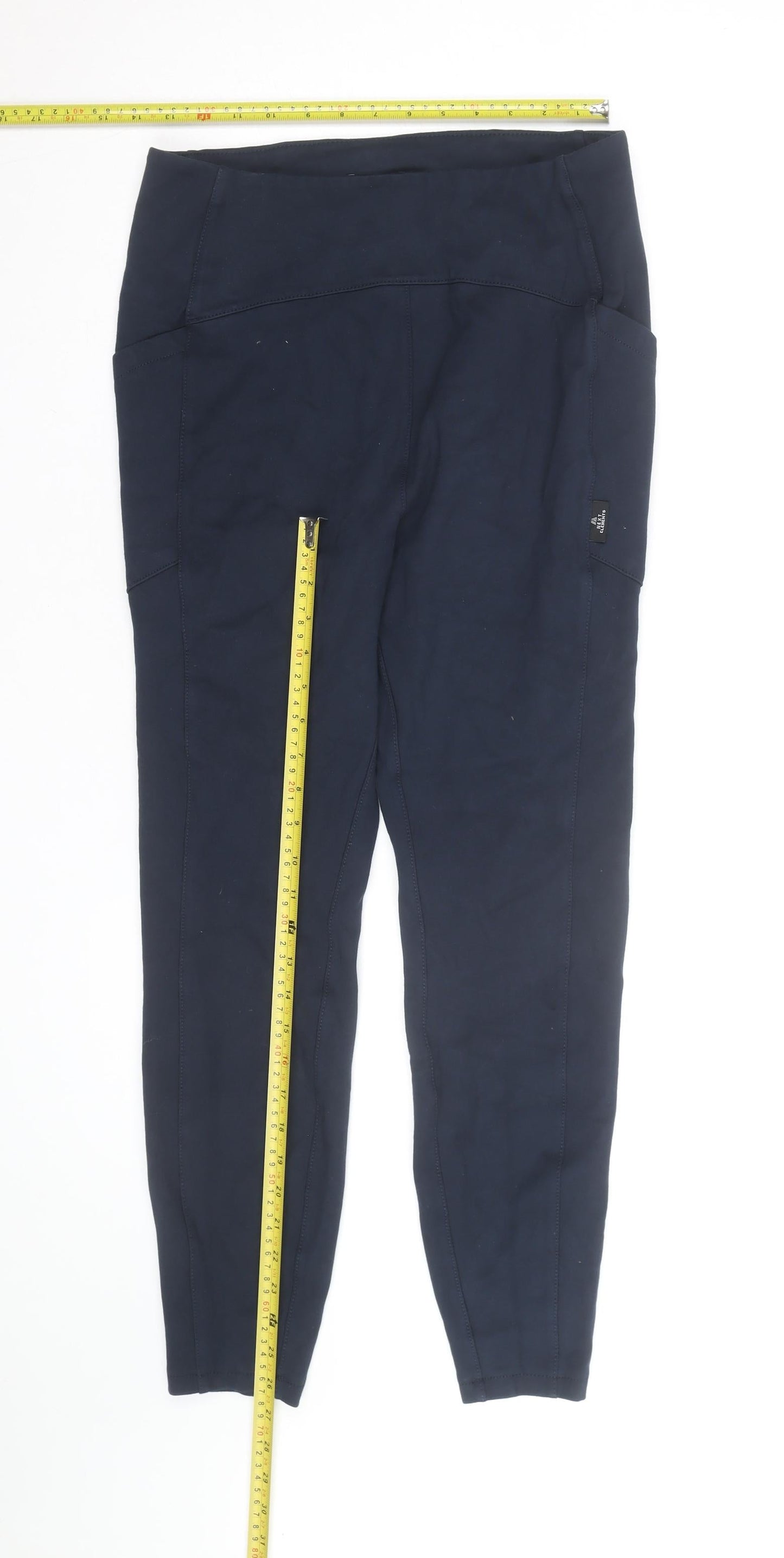 Next Women's Blue Size 14 Leggings Cotton Blend Stretch Trousers