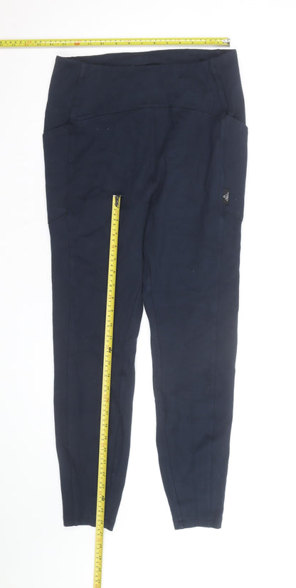 Next Women's Blue Size 14 Leggings Cotton Blend Stretch Trousers