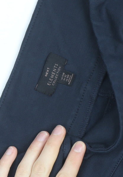 Next Women's Blue Size 14 Leggings Cotton Blend Stretch Trousers