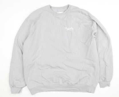 Carlsberg Unisex Grey Pullover Sweatshirt L Beer Logo Fleece