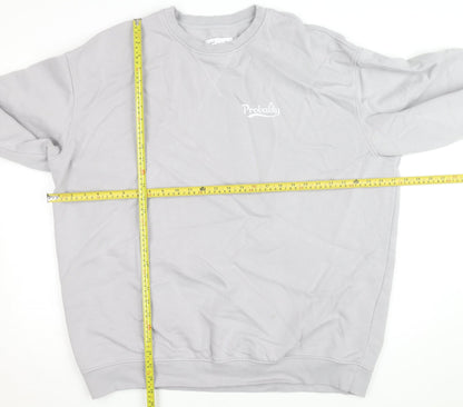 Carlsberg Unisex Grey Pullover Sweatshirt L Beer Logo Fleece