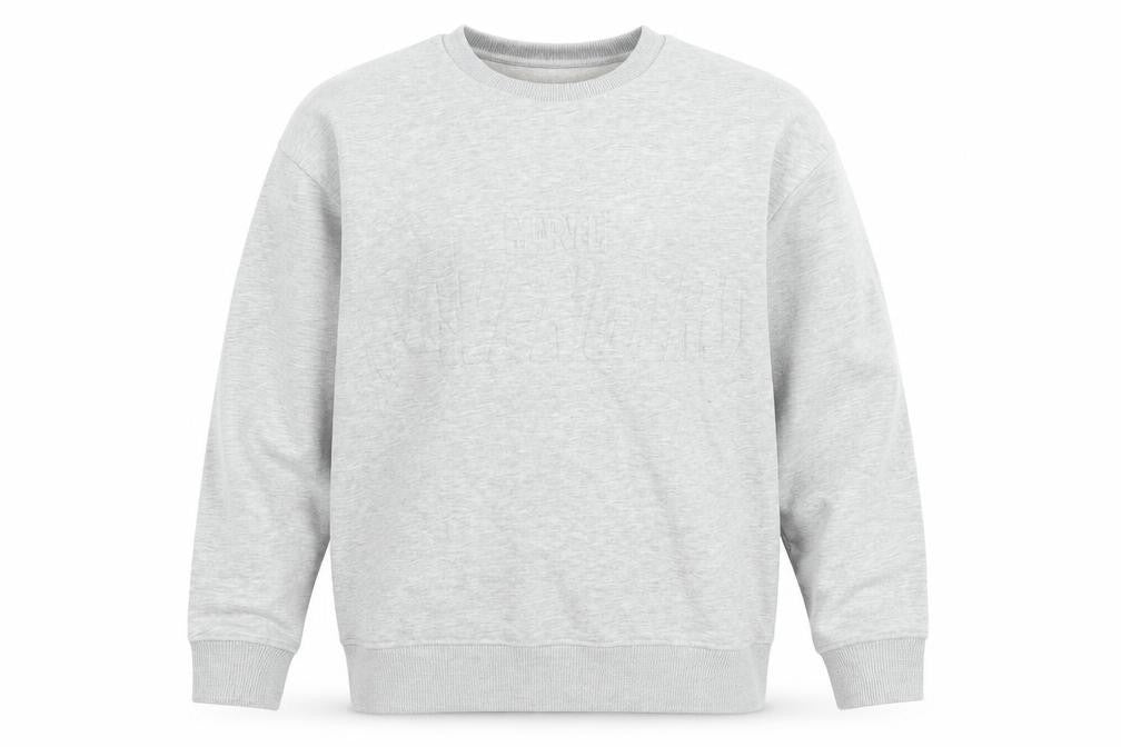 Marvel Men’s Grey Crew Neck Pullover Sweatshirt Size S