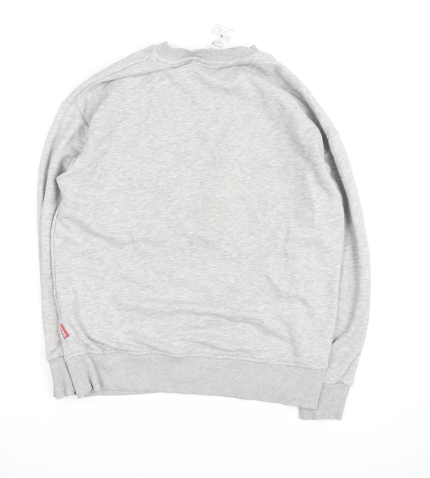 Marvel Men’s Grey Crew Neck Pullover Sweatshirt Size S