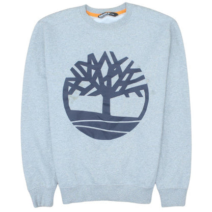 Timberland Mens Grey Regular Fit Logo Sweatshirt M