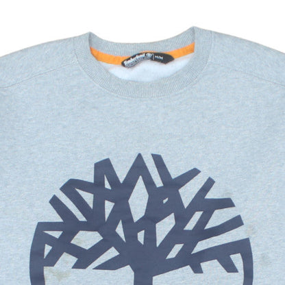 Timberland Mens Grey Regular Fit Logo Sweatshirt M