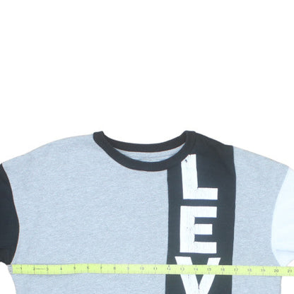 Levi's Boys Grey Colourblock Logo Pullover Sweatshirt 16 Years