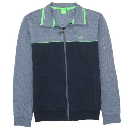 Hugo Boss Mens Grey Full Zip Sweatshirt Jacket Size M Regular Fit