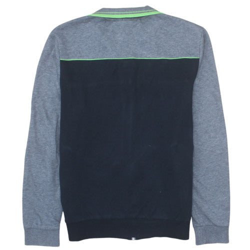 Hugo Boss Mens Grey Full Zip Sweatshirt Jacket Size M Regular Fit