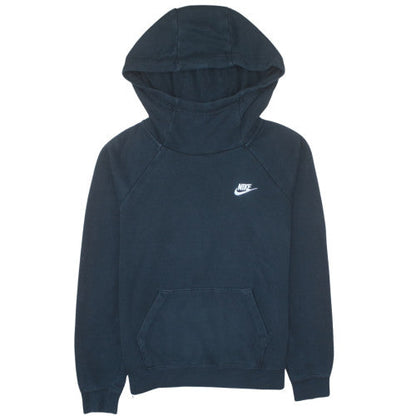 Nike Men's Blue Pullover Hoodie Size M Fleece Sweatshirt