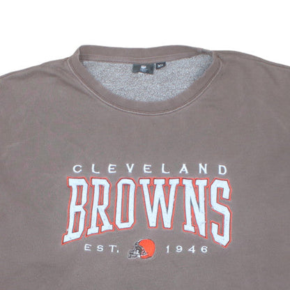 Team Apparel Mens Brown XL Pullover Crew Neck NFL Sweatshirt