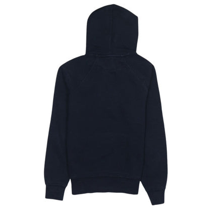 GANT Womens Navy Blue XS Cotton Blend Pullover Hoodie Sweatshirt