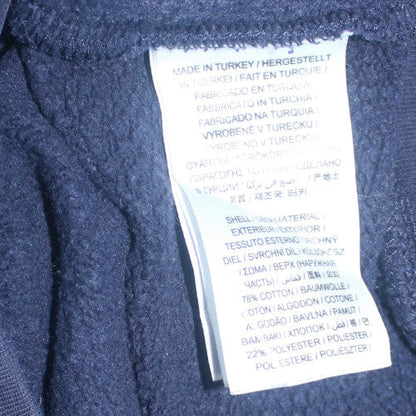 GANT Womens Navy Blue XS Cotton Blend Pullover Hoodie Sweatshirt