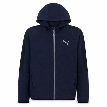 Puma Men's Blue Full Zip Hoodie Size S Regular Fit