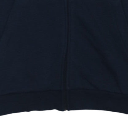 Adidas Mens Navy Blue Full Zip Hoodie XL - Classic Hooded Sweatshirt