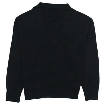 Ralph Lauren Men's Black 1/2 Zip Collared Sweatshirt Size M