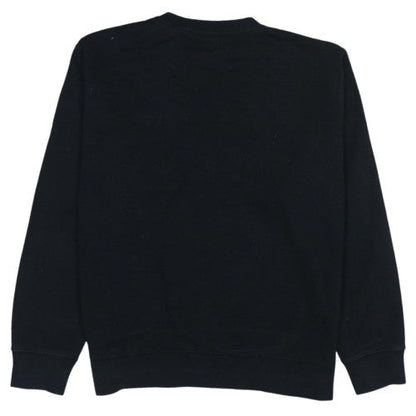 Nike Men's Black L Pullover Sweatshirt Crew Neck Logo Fleece