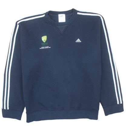 adidas Men's Blue Pullover Crew Neck Sweatshirt Size M