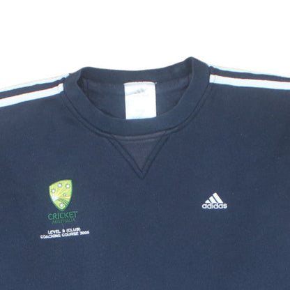 adidas Men's Blue Pullover Crew Neck Sweatshirt Size M