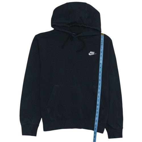 Nike Women's Black Pullover Hoodie Size L 100% Cotton Casual Sweatshirt