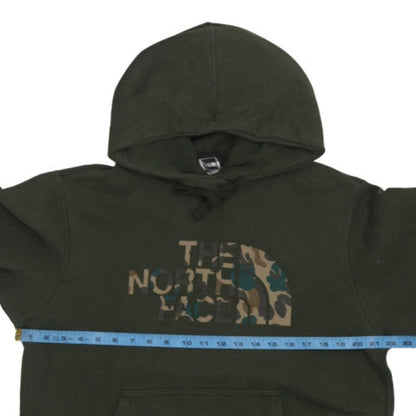 The North Face Men's Green Pullover Hoodie M Outdoor Fleece