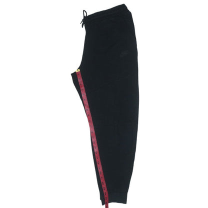 Nike Men's Black Fleece Jogger Trousers L Regular Fit