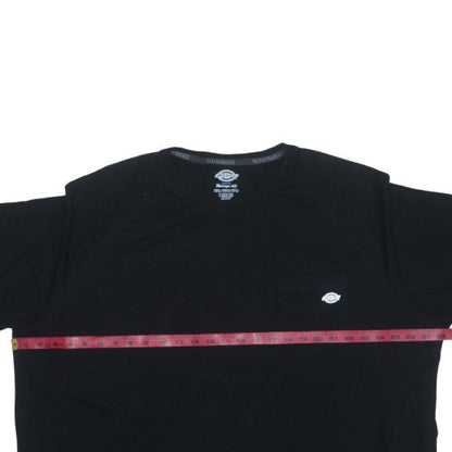 Dickies Men’s Black 3XL Cooling Temp-iQ Crew Neck Short Sleeve T-Shirt