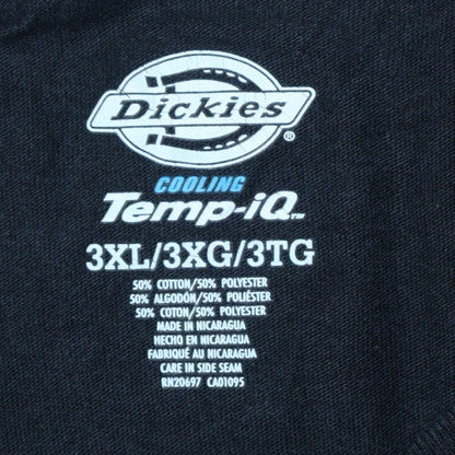 Dickies Men’s Black 3XL Cooling Temp-iQ Crew Neck Short Sleeve T-Shirt