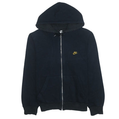 Nike Men Black Full Zip Fleece Hoodie M Regular Fit Sportswear
