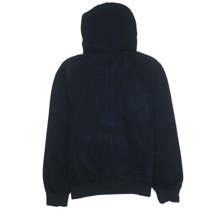 Nike Men Black Full Zip Fleece Hoodie M Regular Fit Sportswear