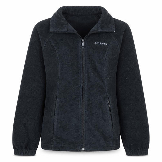 Columbia Womens Black Fleece Full Zip Jacket Size S Outdoor Wear