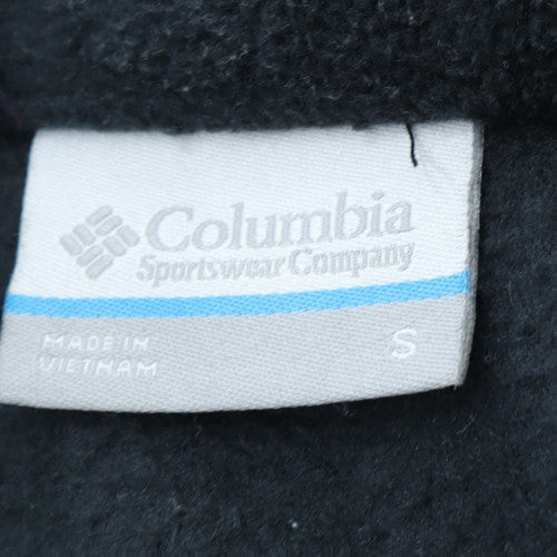 Columbia Womens Black Fleece Full Zip Jacket Size S Outdoor Wear