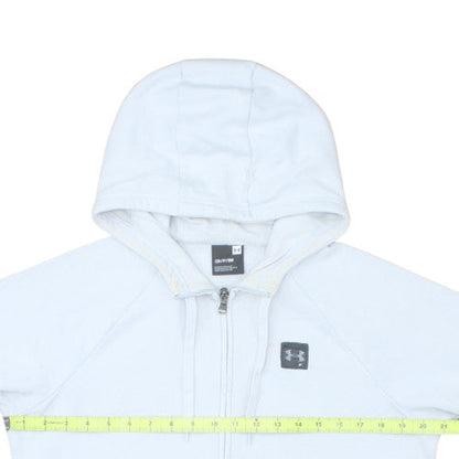 Under Armour Men’s White Full Zip Hoodie Size S Regular Fit