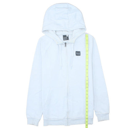 Under Armour Men’s White Full Zip Hoodie Size S Regular Fit