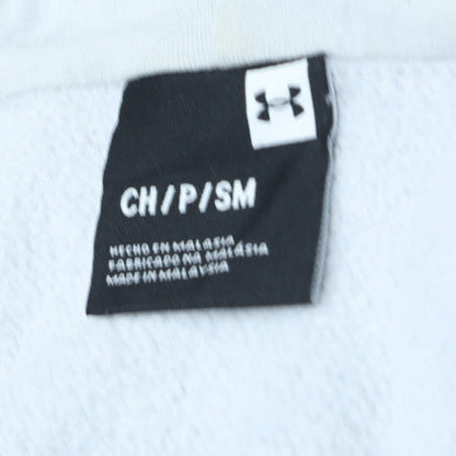Under Armour Men’s White Full Zip Hoodie Size S Regular Fit