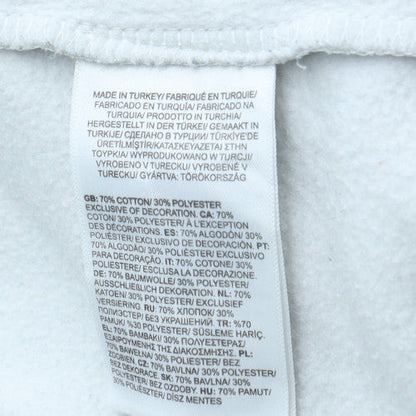 The North Face Boys White XL Pullover Hoodie Cotton Blend Graphic Print