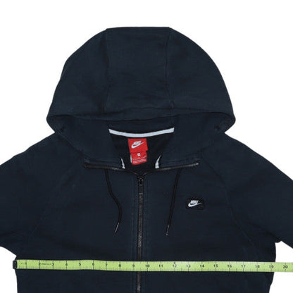 Nike Men’s Black Full Zip Hoodie Size S Regular Fit Fleece Sportswear