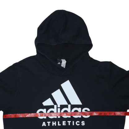 Adidas Men's Black XL Pullover Hoodie Athletic Logo Sweatshirt