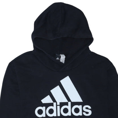 Adidas Men's Black XL Pullover Hoodie Athletic Logo Sweatshirt