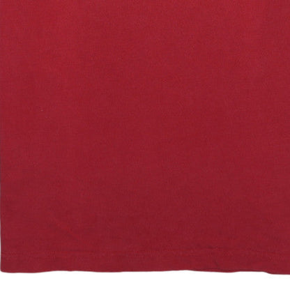 Tommy Hilfiger Men's Red Long Sleeve Layered Effect Polo Shirt Size L